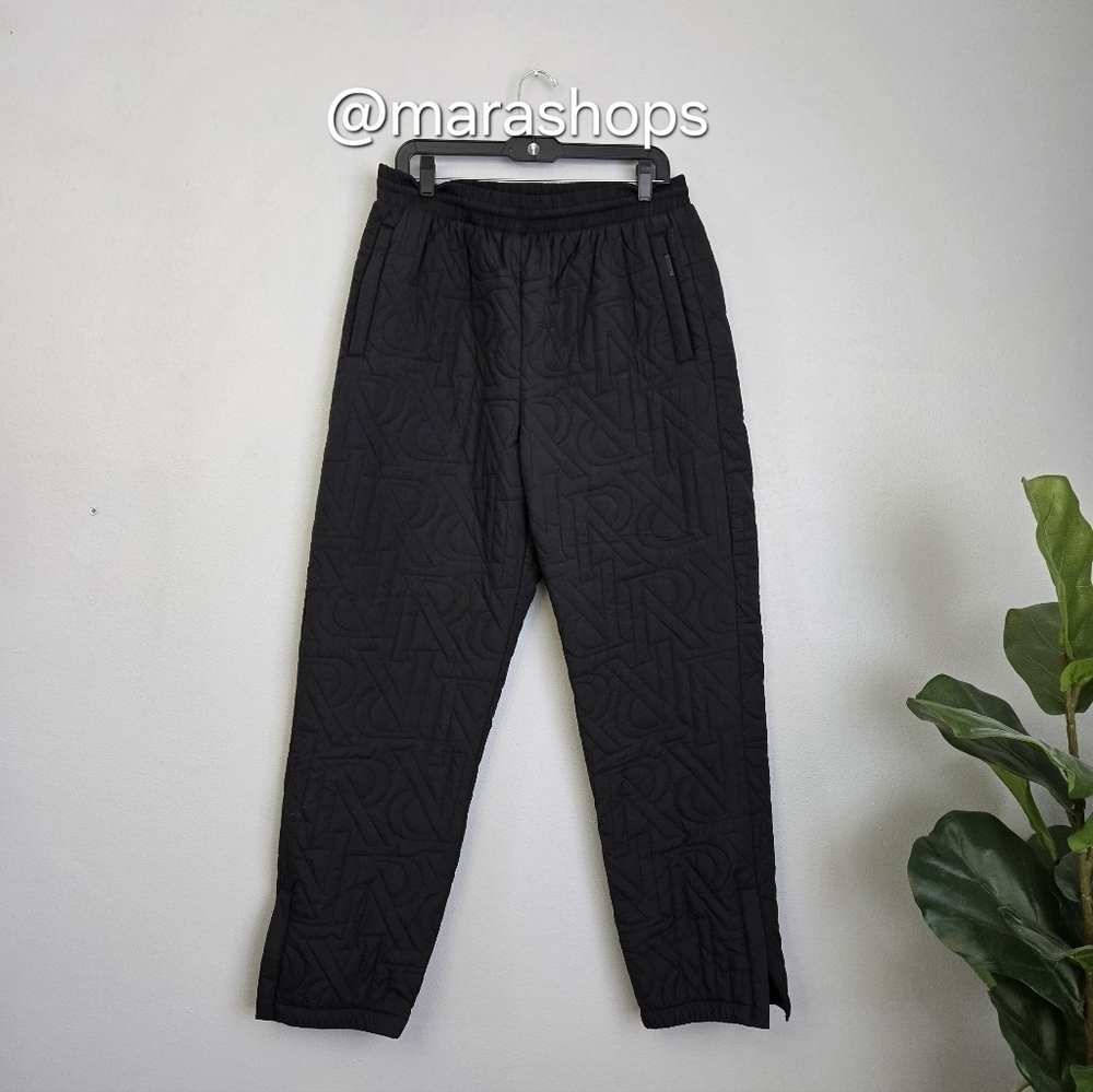 Represent Clo Black Initial Down Trackpants - image 3